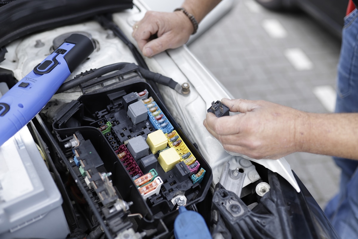 Sedbrook mechanic working on a vehicle